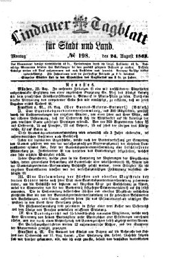 Lindauer Tagblatt für Stadt und Land Montag 24. August 1863