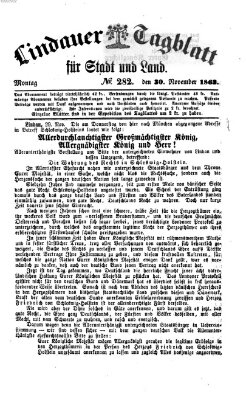 Lindauer Tagblatt für Stadt und Land Montag 30. November 1863