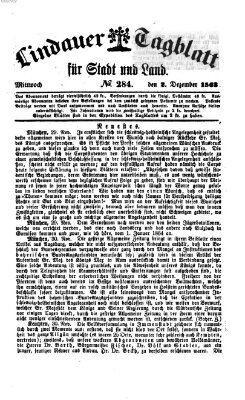 Lindauer Tagblatt für Stadt und Land Mittwoch 2. Dezember 1863