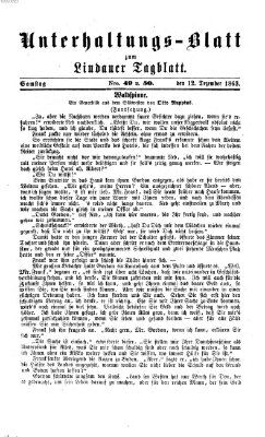 Lindauer Tagblatt für Stadt und Land Samstag 12. Dezember 1863