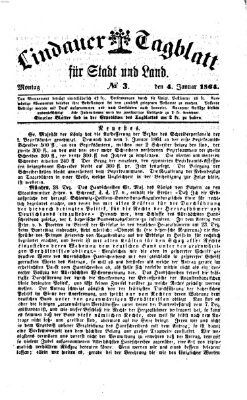 Lindauer Tagblatt für Stadt und Land Montag 4. Januar 1864