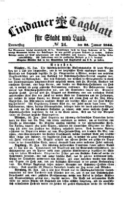 Lindauer Tagblatt für Stadt und Land Donnerstag 28. Januar 1864
