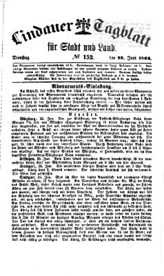 Lindauer Tagblatt für Stadt und Land Dienstag 28. Juni 1864