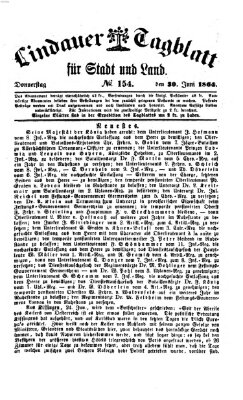 Lindauer Tagblatt für Stadt und Land Donnerstag 30. Juni 1864