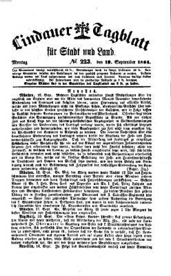 Lindauer Tagblatt für Stadt und Land Montag 19. September 1864