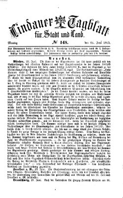 Lindauer Tagblatt für Stadt und Land Montag 26. Juni 1865