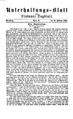Lindauer Tagblatt für Stadt und Land Samstag 25. Februar 1865