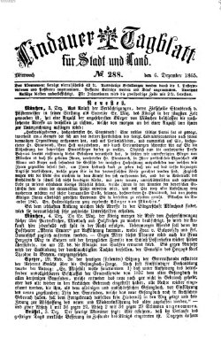 Lindauer Tagblatt für Stadt und Land Mittwoch 6. Dezember 1865