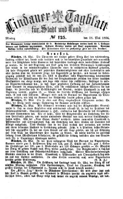 Lindauer Tagblatt für Stadt und Land Montag 28. Mai 1866