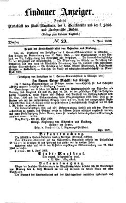 Lindauer Tagblatt für Stadt und Land Dienstag 5. Juni 1866