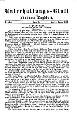 Lindauer Tagblatt für Stadt und Land Samstag 20. Januar 1866