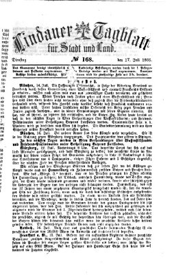 Lindauer Tagblatt für Stadt und Land Dienstag 17. Juli 1866
