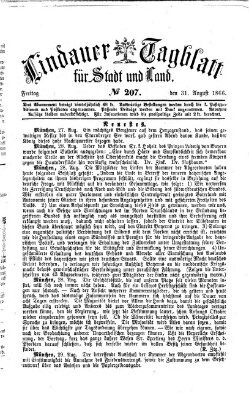 Lindauer Tagblatt für Stadt und Land Freitag 31. August 1866