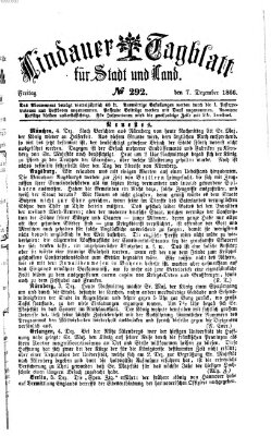 Lindauer Tagblatt für Stadt und Land Freitag 7. Dezember 1866