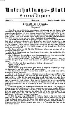 Lindauer Tagblatt für Stadt und Land Samstag 3. November 1866
