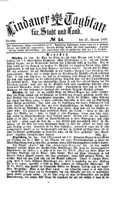 Lindauer Tagblatt für Stadt und Land Sonntag 27. Januar 1867