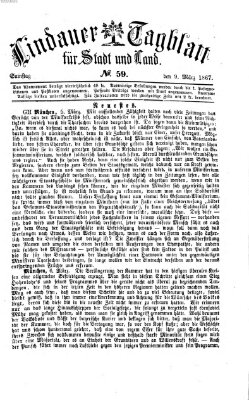Lindauer Tagblatt für Stadt und Land Samstag 9. März 1867