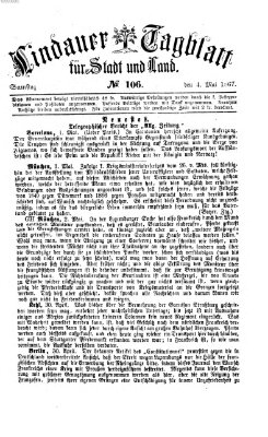 Lindauer Tagblatt für Stadt und Land Samstag 4. Mai 1867