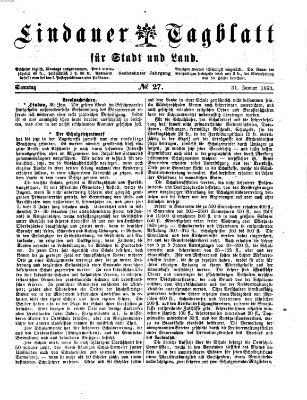 Lindauer Tagblatt für Stadt und Land Sonntag 31. Januar 1869