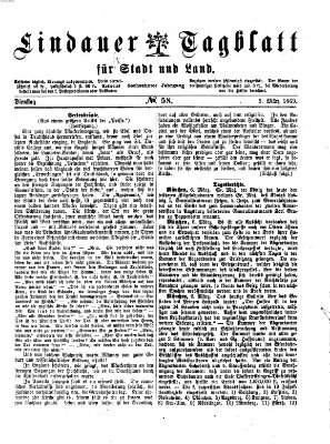 Lindauer Tagblatt für Stadt und Land Dienstag 9. März 1869