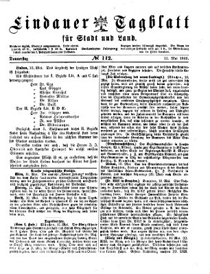 Lindauer Tagblatt für Stadt und Land Donnerstag 13. Mai 1869
