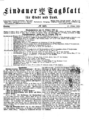 Lindauer Tagblatt für Stadt und Land Sonntag 17. Oktober 1869