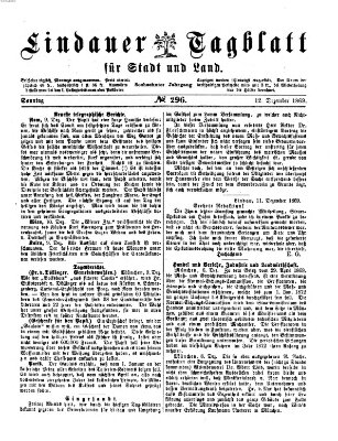 Lindauer Tagblatt für Stadt und Land Sonntag 12. Dezember 1869