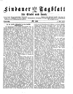 Lindauer Tagblatt für Stadt und Land Donnerstag 5. Mai 1870