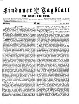 Lindauer Tagblatt für Stadt und Land Donnerstag 12. Mai 1870