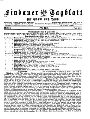 Lindauer Tagblatt für Stadt und Land Mittwoch 1. Juni 1870