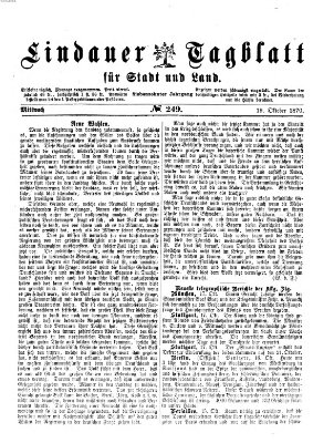 Lindauer Tagblatt für Stadt und Land Mittwoch 19. Oktober 1870