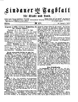 Lindauer Tagblatt für Stadt und Land Sonntag 20. November 1870