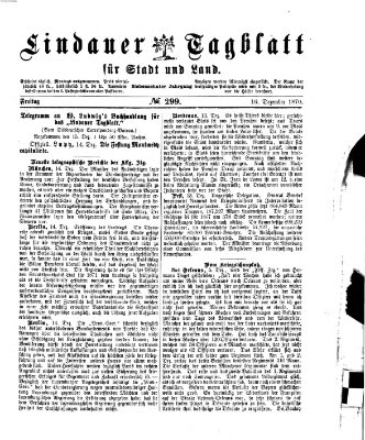 Lindauer Tagblatt für Stadt und Land Freitag 16. Dezember 1870
