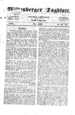 Miltenberger Tagblatt Freitag 20. Mai 1864