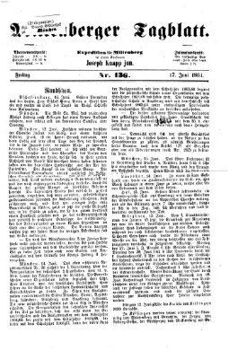 Miltenberger Tagblatt Freitag 17. Juni 1864