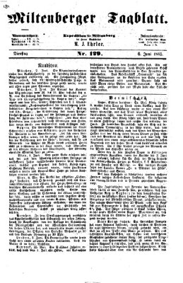 Miltenberger Tagblatt Dienstag 6. Juni 1865