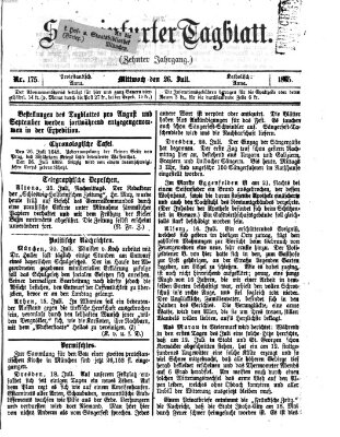 Schweinfurter Tagblatt Mittwoch 26. Juli 1865