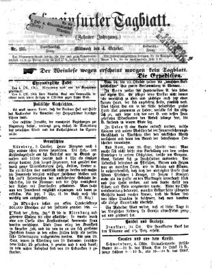Schweinfurter Tagblatt Mittwoch 4. Oktober 1865