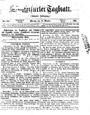 Schweinfurter Tagblatt Montag 16. Oktober 1865