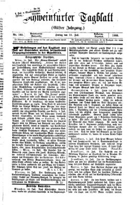 Schweinfurter Tagblatt Freitag 13. Juli 1866