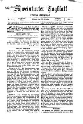 Schweinfurter Tagblatt Mittwoch 10. Oktober 1866
