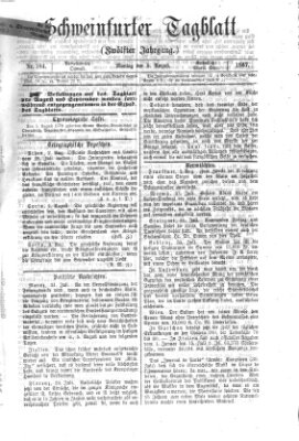 Schweinfurter Tagblatt Montag 5. August 1867