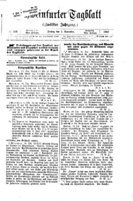 Schweinfurter Tagblatt Freitag 1. November 1867