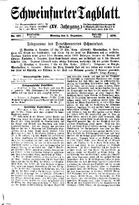 Schweinfurter Tagblatt Montag 5. Dezember 1870
