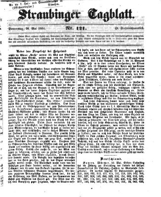 Straubinger Tagblatt Donnerstag 26. Mai 1864