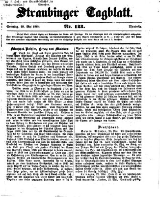 Straubinger Tagblatt Sonntag 29. Mai 1864
