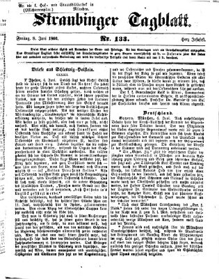 Straubinger Tagblatt Freitag 8. Juni 1866
