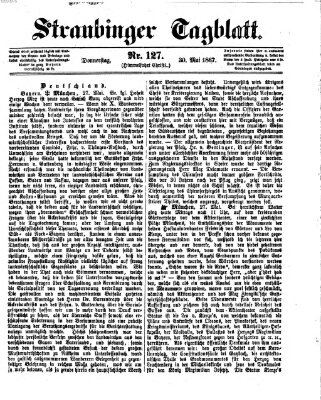 Straubinger Tagblatt Donnerstag 30. Mai 1867