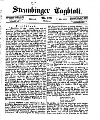Straubinger Tagblatt Mittwoch 27. Mai 1868