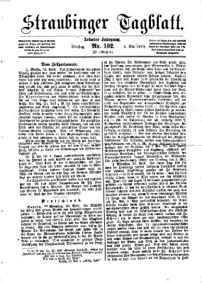 Straubinger Tagblatt Dienstag 3. Mai 1870